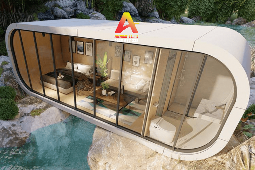 Nhà lắp ghép homestay