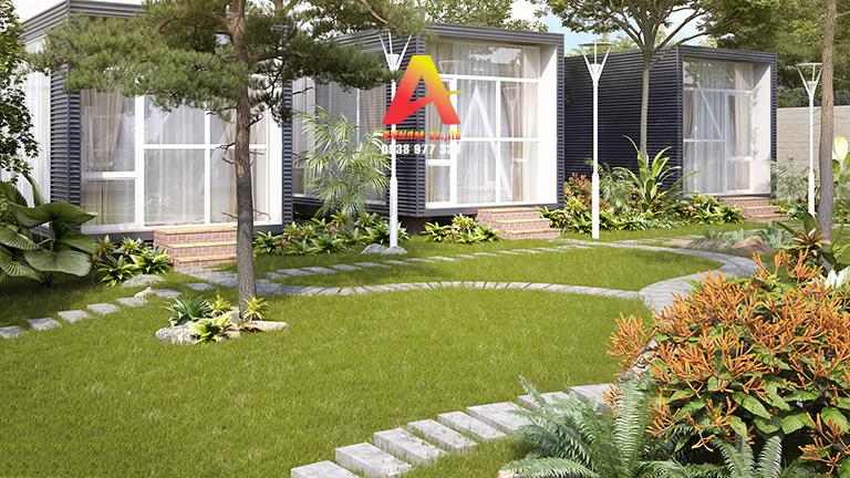 nhà lắp ghép panel đẹp