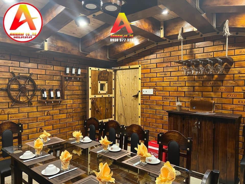 thiết kế nhà hàng rượu vang