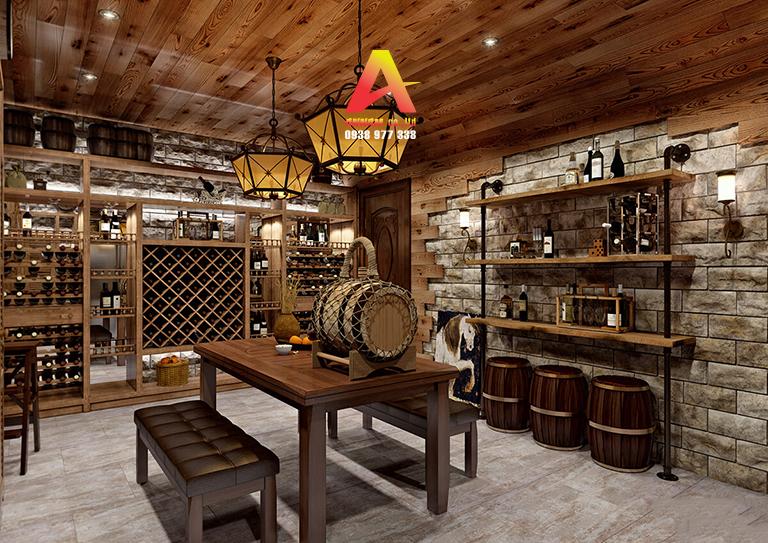 thi công hầm rượu