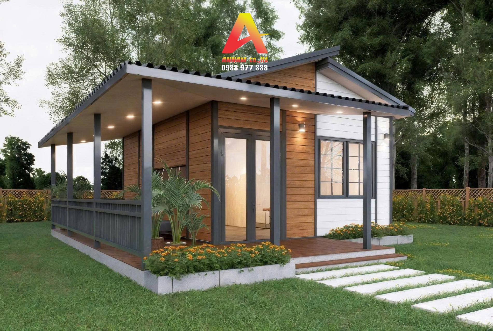 nhà bungalow lắp ghép