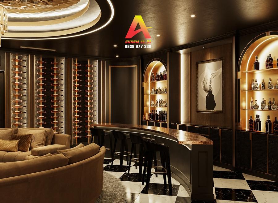 Thi công hầm rượu hiện đại