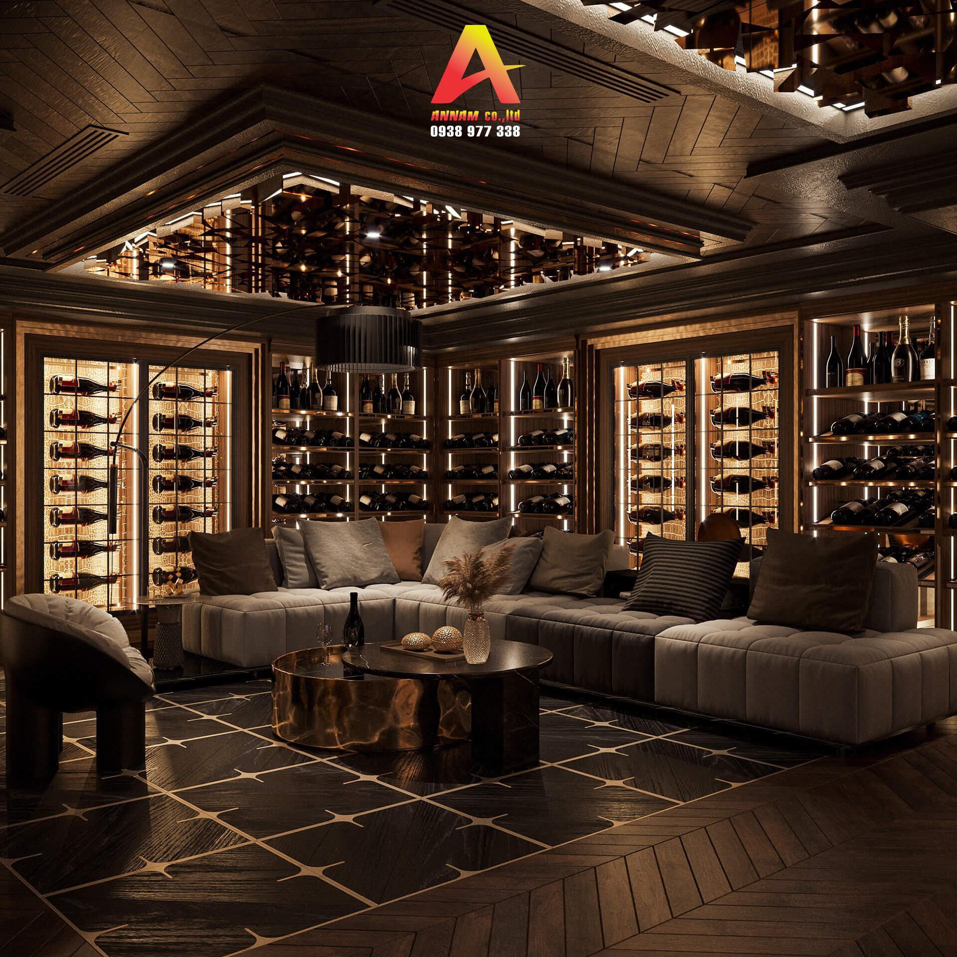 Thi công hầm rượu hiện đại