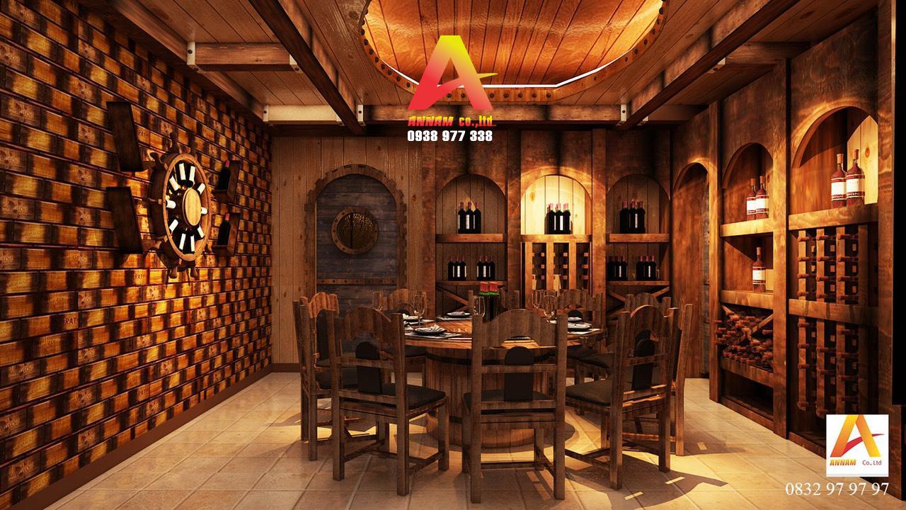 thi công hầm rượu trọn gói