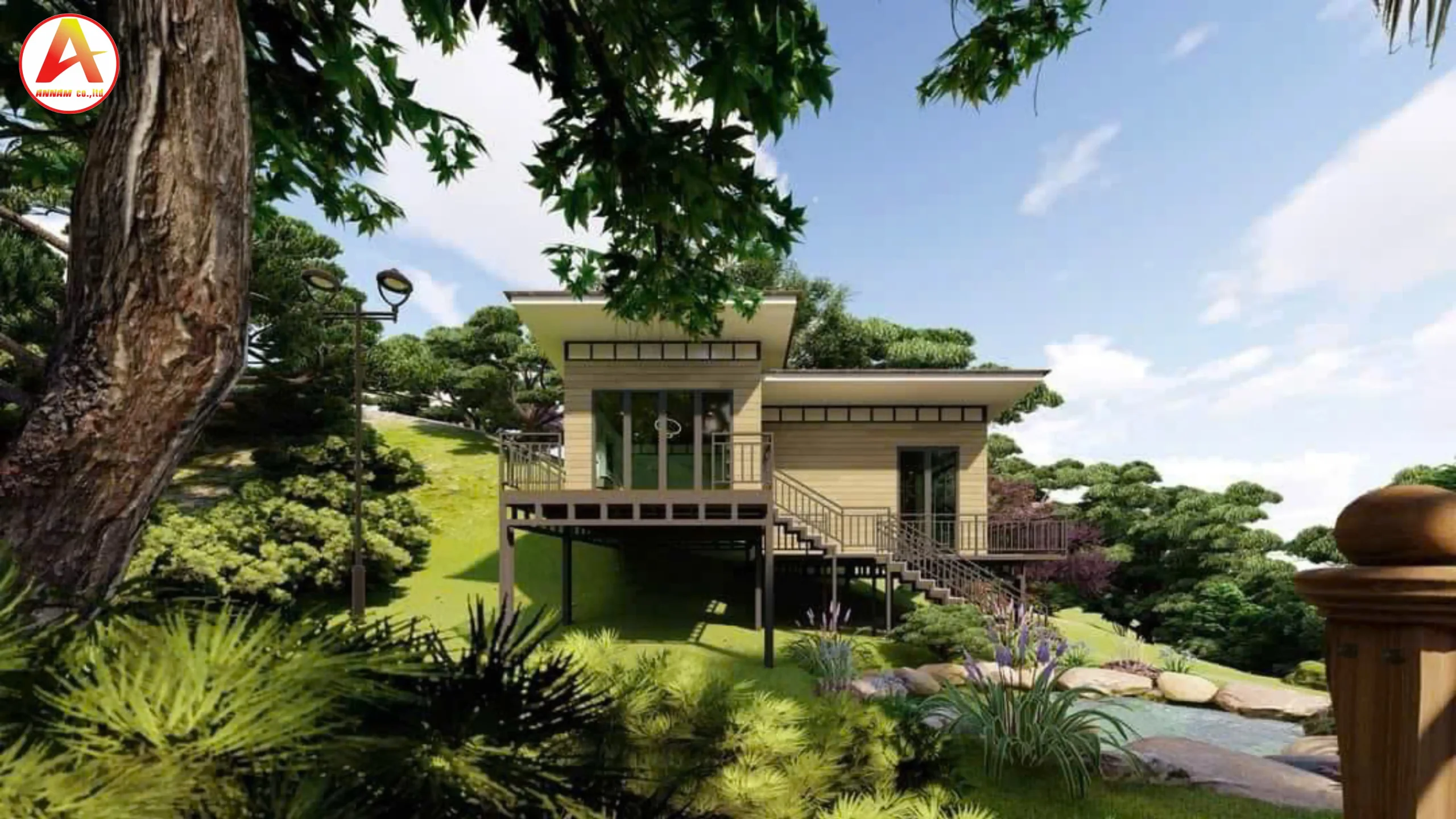 Nhà Lắp Ghép Nghỉ Dưỡng Đẹp, Hiện Đại