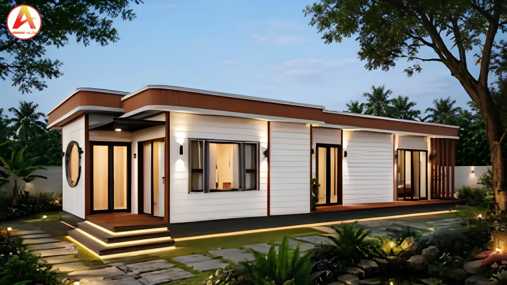 Nhà lắp ghép bungalow đẹp, hiện đại – Giải pháp nghỉ dưỡng tối ưu cùng Công ty An Nam