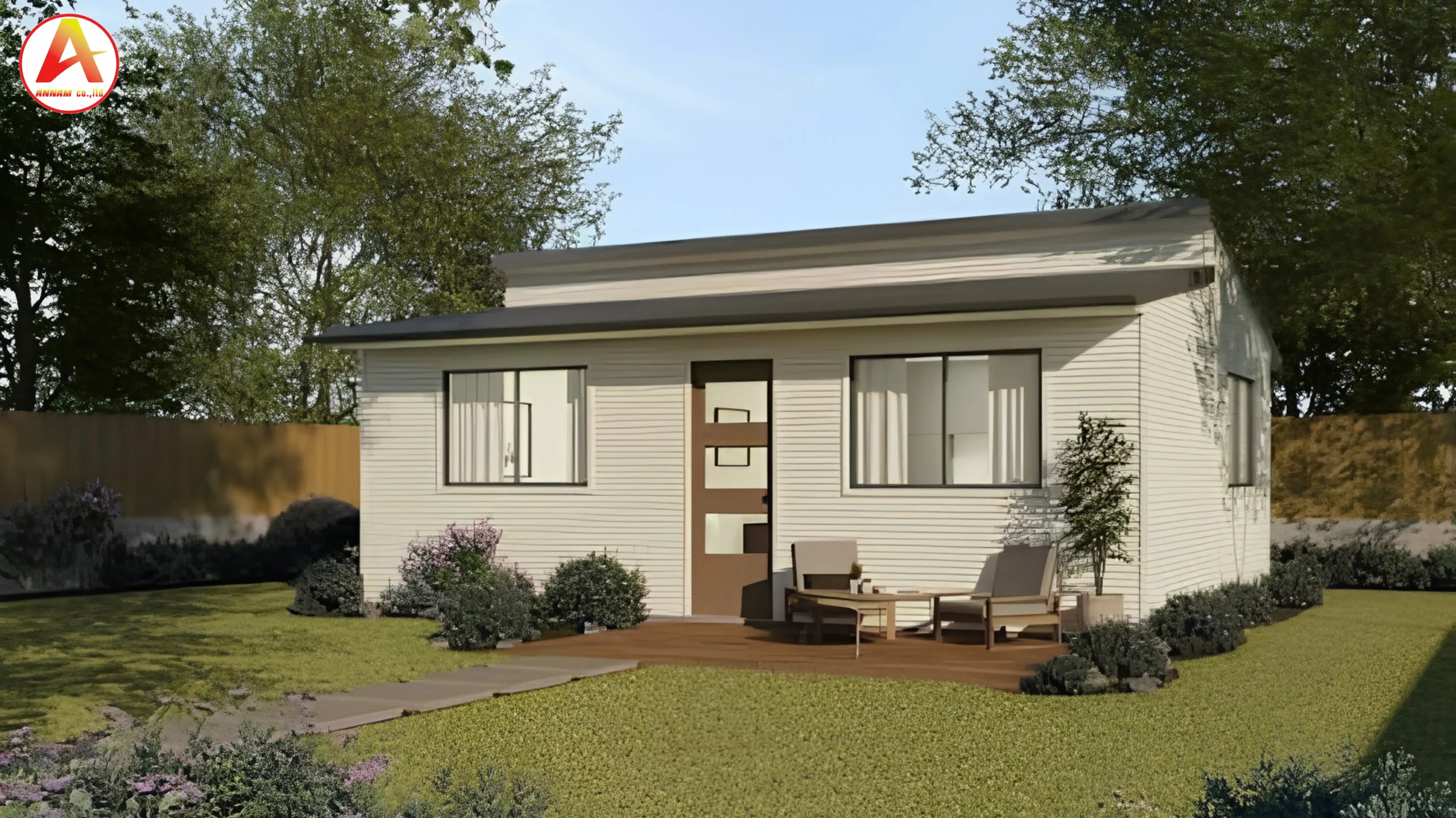 Khám phá mẫu nhà lắp ghép bungalow đẹp, hiện đại, phù hợp kinh doanh homestay và nghỉ dưỡng