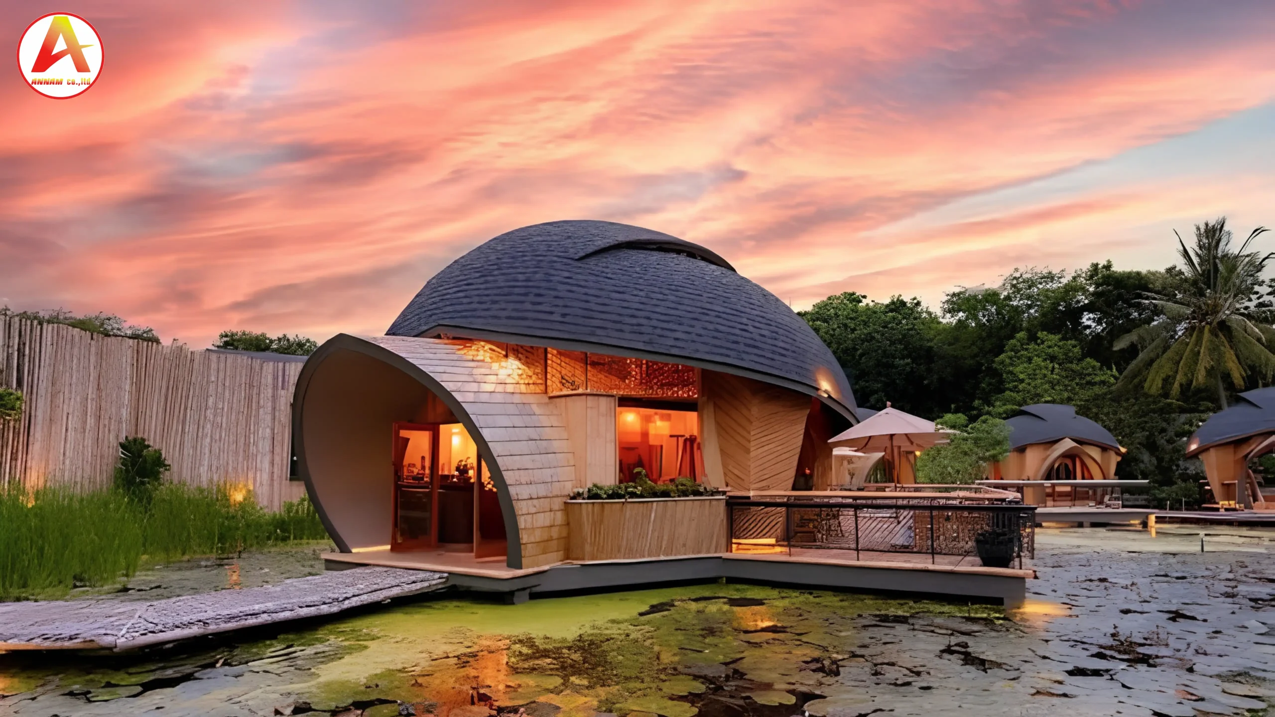 Khám phá mẫu nhà lắp ghép bungalow đẹp, hiện đại, phù hợp kinh doanh homestay và nghỉ dưỡng