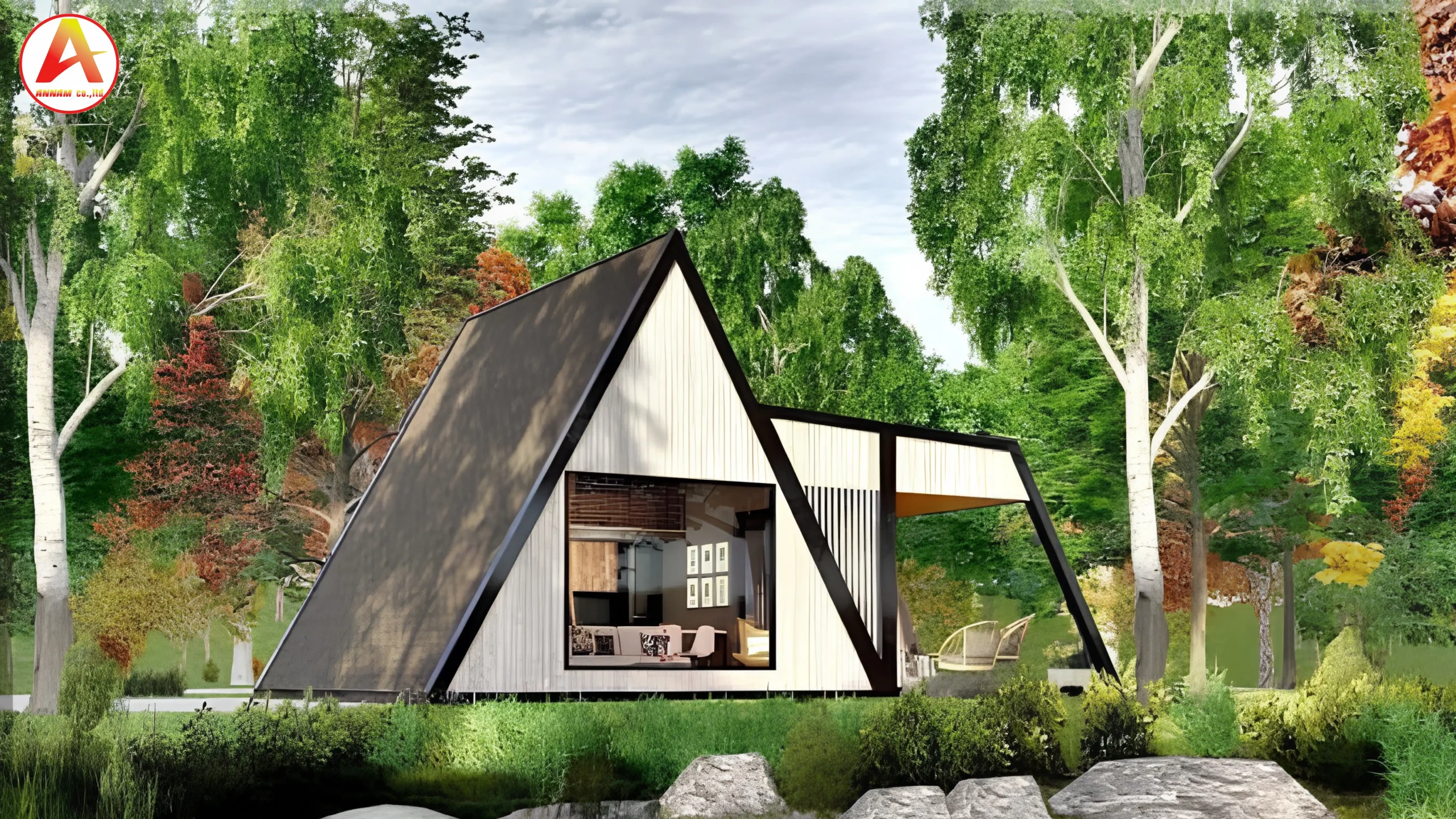 Khám phá mẫu nhà lắp ghép bungalow đẹp, hiện đại, phù hợp kinh doanh homestay và nghỉ dưỡng