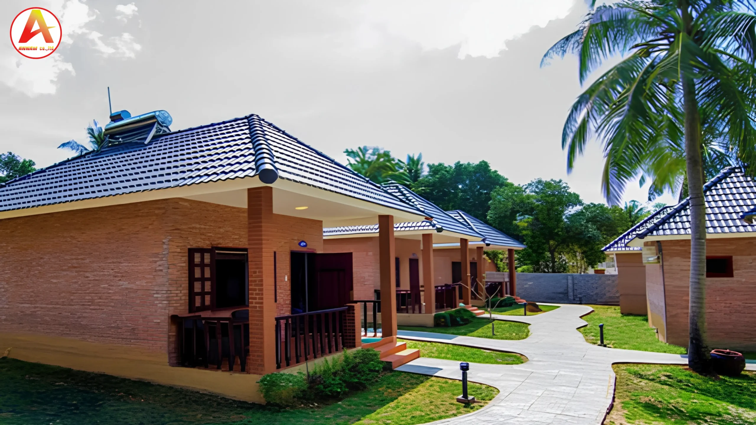 Bungalow lắp ghép nghỉ dưỡng do Công ty An Nam tư vấn thiết kế.