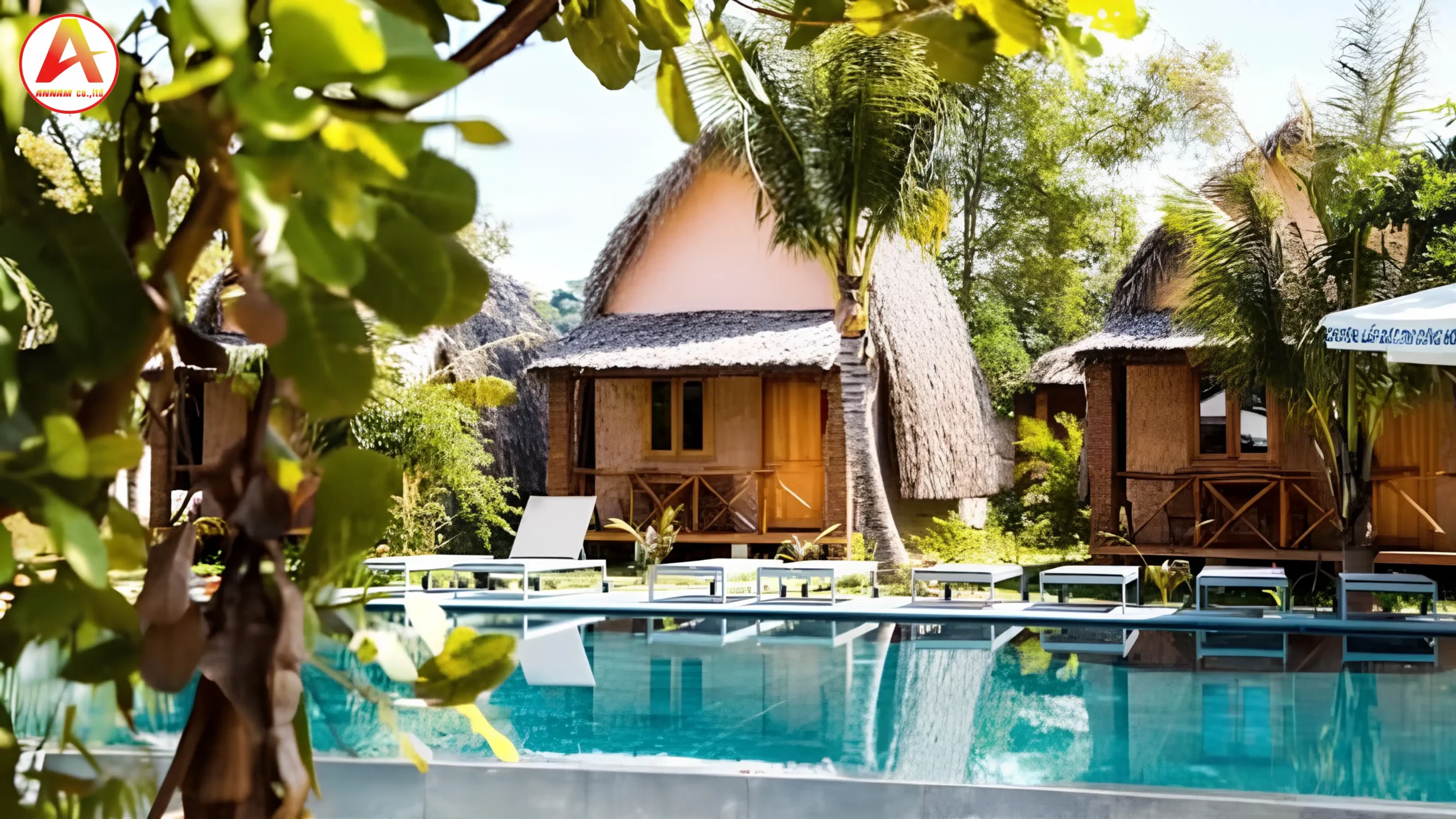 Bungalow lắp ghép nghỉ dưỡng do Công ty An Nam tư vấn thiết kế.
