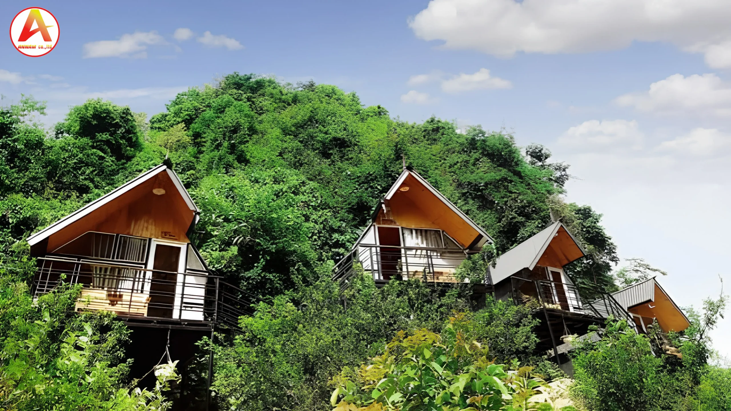 nhà kiểu homestay đẹp hiện đại
